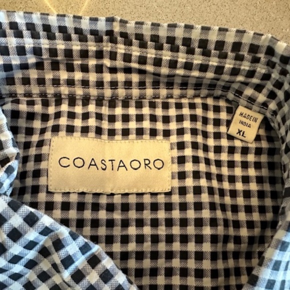 Men's XL 2 Coastaoro (Nordstrom) Regular Fit Print Sport Shirts Worn 1x - Picture 7 of 7